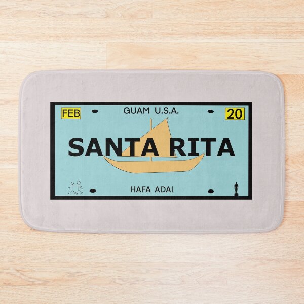 Item preview, Guam Vanity Plate "SANTA RITA" designed and sold by joeymesa70.