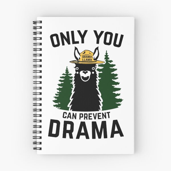 Item preview, The Original Only You Can Prevent Drama Llama NO GRUNGE - Smokey Bear Parody designed and sold by TocaLuna.