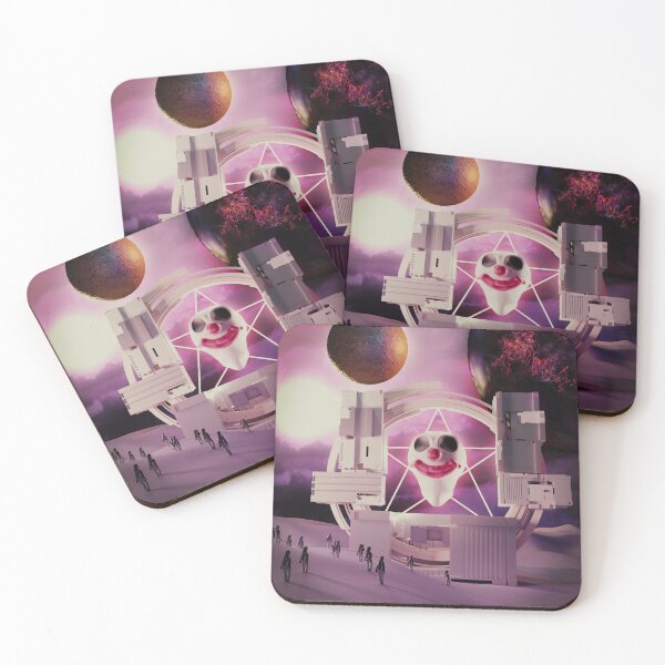 Clown gate Coasters (Set of 4)