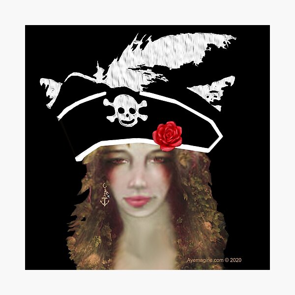 Pirate Girl Photographic Print