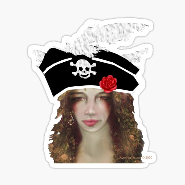 Pirate Girl Sticker