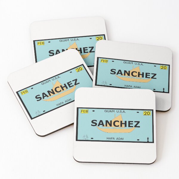 Item preview, Guam Vanity Plate "SANCHEZ" designed and sold by joeymesa70.