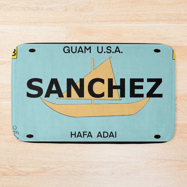 Item preview, Guam Vanity Plate "SANCHEZ" designed and sold by joeymesa70.