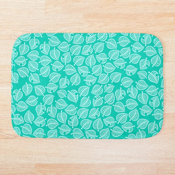 Nook Leaf Blue Bath Mat