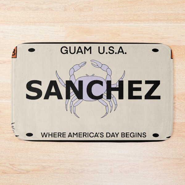 Item preview, Guam Vanity Plate "SANCHEZ" designed and sold by joeymesa70.
