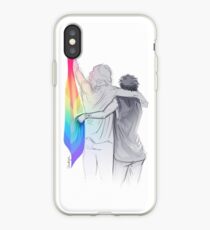 Vinilo o funda para iPhone La bandera del arco iris: "Lo haría si pudiera ... todavía no, pero pronto".