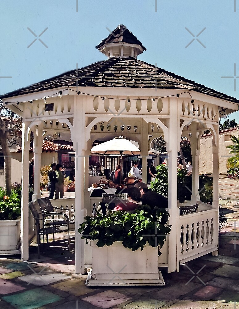 "Spanish Village Gazebo, San Diego, California USA" by Heather Friedman