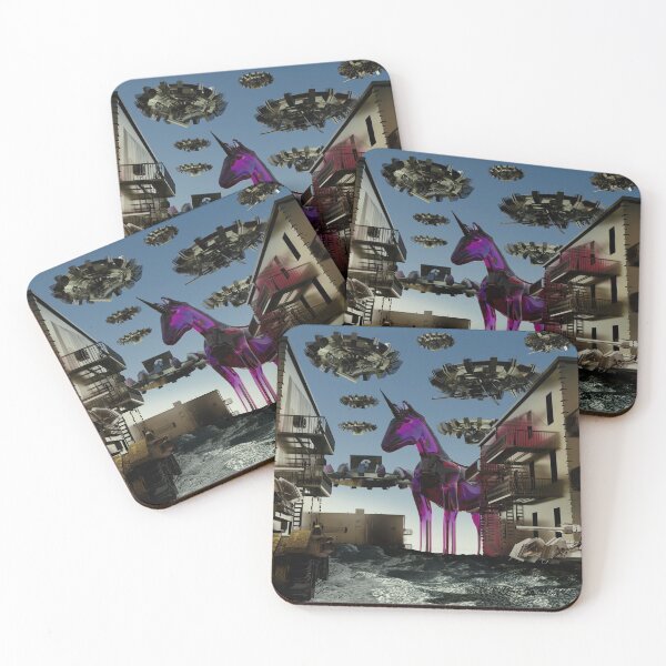 Item preview, Unicorn war of UFOs designed and sold by occultfx.