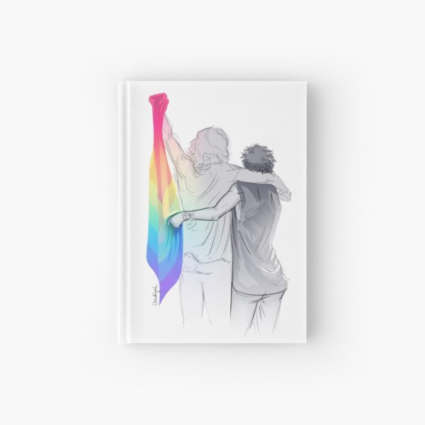 The Rainbow Flag: 'I would if I could… not yet, but soon.' Hardcover Journal