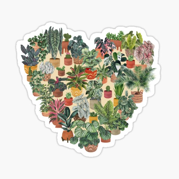 Item preview, Plant Heart Illustration designed and sold by Ana Moguš.