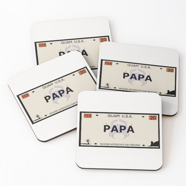 Item preview, Guam Vanity Plate "PAPA" designed and sold by joeymesa70.
