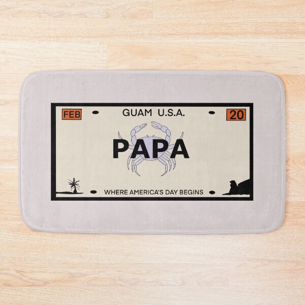 Item preview, Guam Vanity Plate "PAPA" designed and sold by joeymesa70.