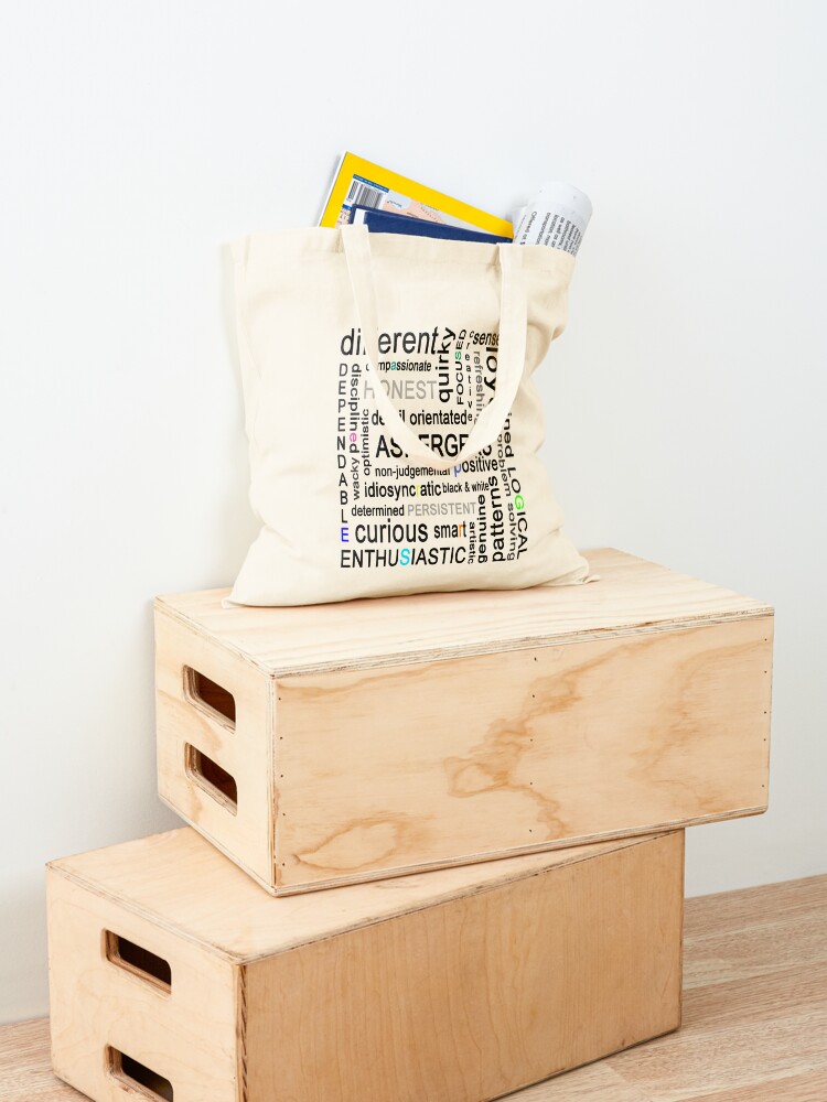 Alternate view of Colourful Asperger's Tote Bag