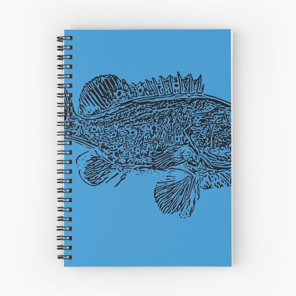 Item preview, Snowy Grouper Black Print  designed and sold by designsasstultd.
