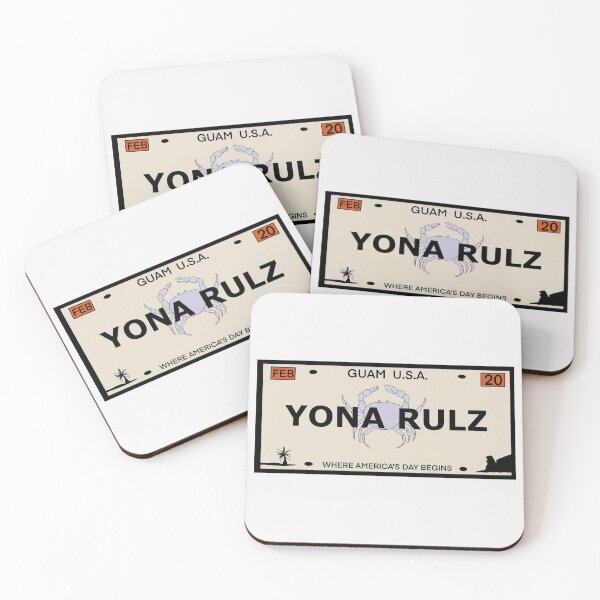 Item preview, Guam Vanity Plate "YONA RULZ" designed and sold by joeymesa70.
