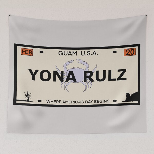 Item preview, Guam Vanity Plate "YONA RULZ" designed and sold by joeymesa70.