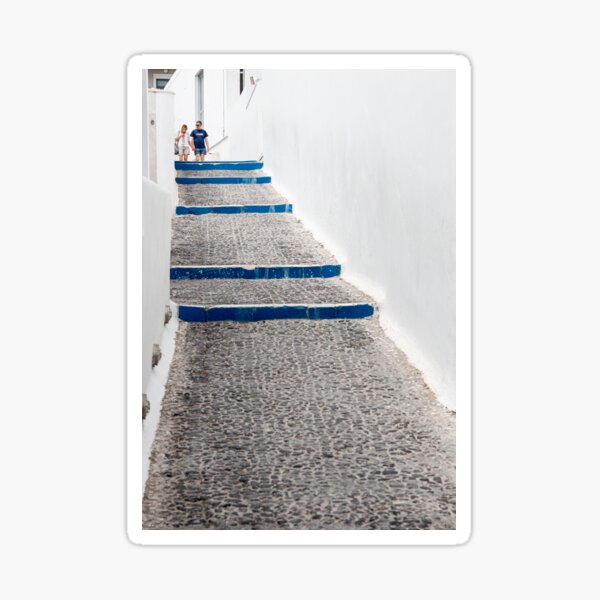Santorini Cobblestone Sticker