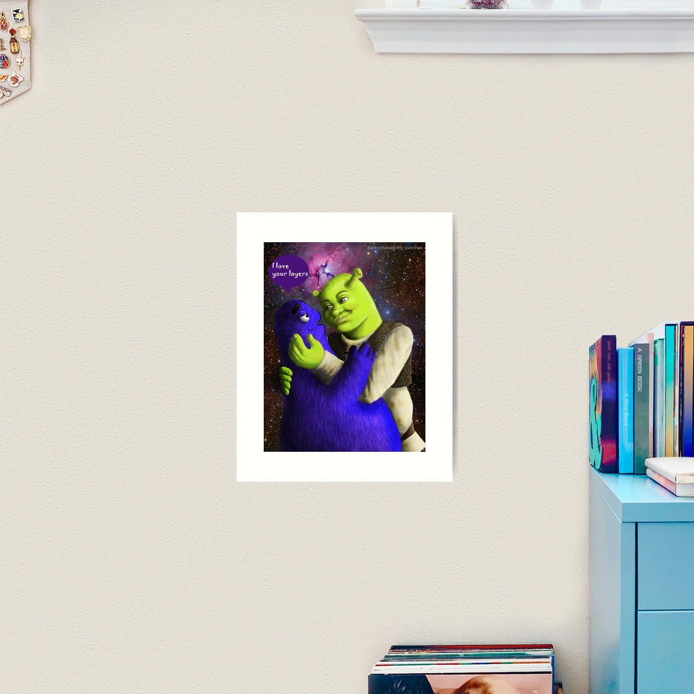 Shrek x Grimace | Impression artistique