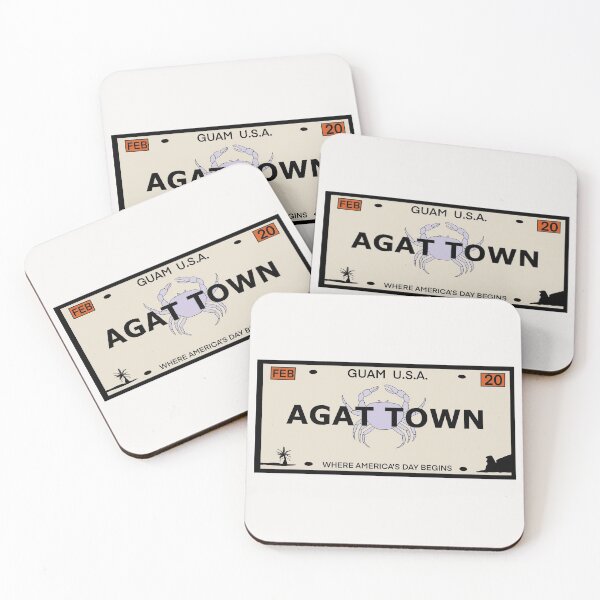 Item preview, Guam Vanity Plate "AGAT TOWN" designed and sold by joeymesa70.