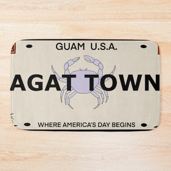 Item preview, Guam Vanity Plate "AGAT TOWN" designed and sold by joeymesa70.