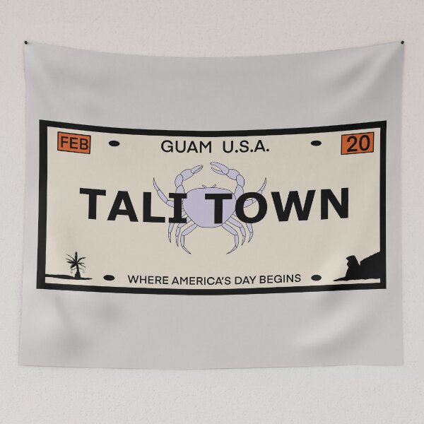 Item preview, Guam Vanity Plate "TALI TOWN" designed and sold by joeymesa70.