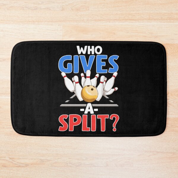 Item preview, Cute & Funny Who Gives A Split Pun Bowler designed and sold by perfectpresents.