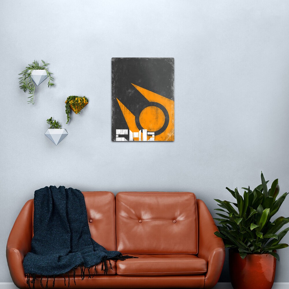 Combine Grunge Metal Print