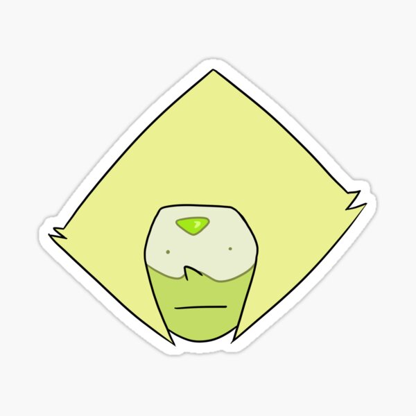 Confused Peridot Sticker