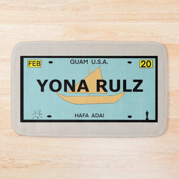 Item preview, Guam Vanity Plate "YONA RULZ" designed and sold by joeymesa70.