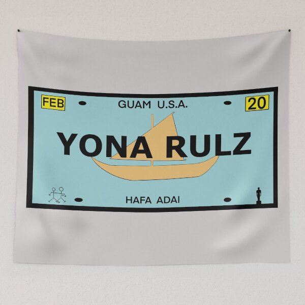 Item preview, Guam Vanity Plate "YONA RULZ" designed and sold by joeymesa70.