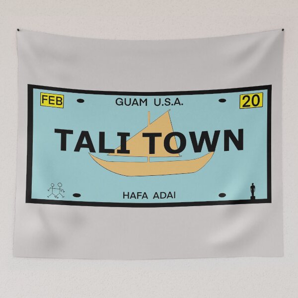Item preview, Guam Vanity Plate "TALI TOWN" designed and sold by joeymesa70.