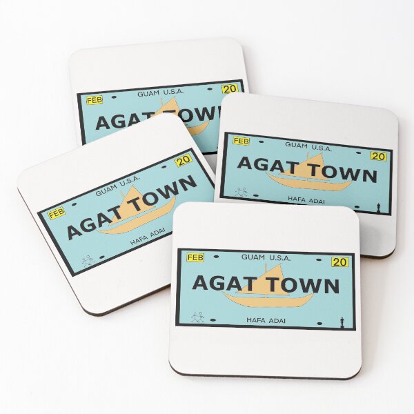 Item preview, Guam Vanity Plate "AGAT TOWN" designed and sold by joeymesa70.