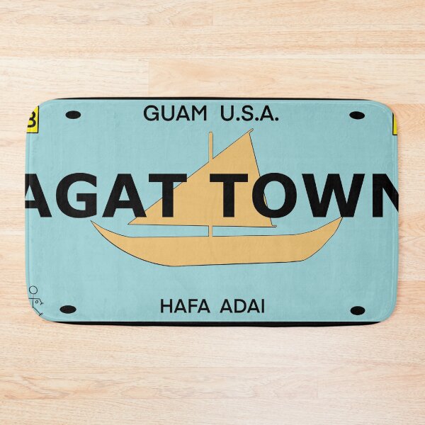 Item preview, Guam Vanity Plate "AGAT TOWN" designed and sold by joeymesa70.