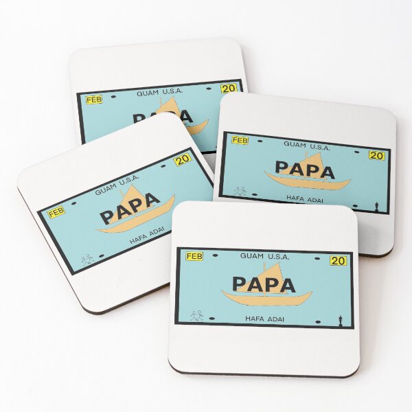 Item preview, Guam Vanity Plate "PAPA" designed and sold by joeymesa70.