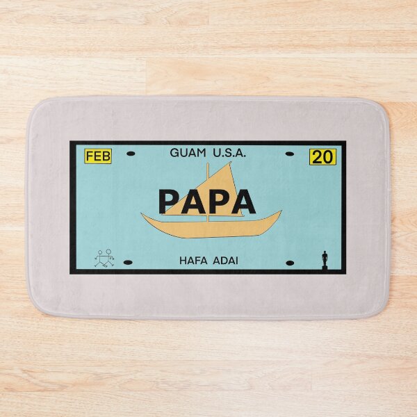 Item preview, Guam Vanity Plate "PAPA" designed and sold by joeymesa70.