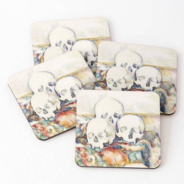 Item preview, The Three Skulls by Paul Cezanne designed and sold by digitalvintage.