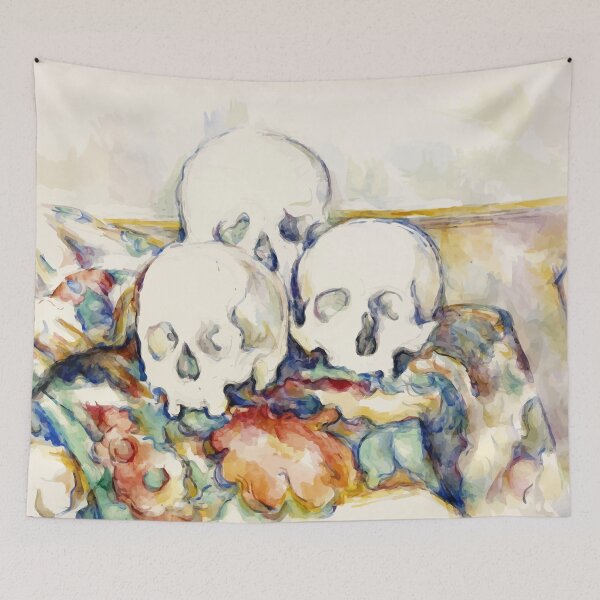 Item preview, The Three Skulls by Paul Cezanne designed and sold by digitalvintage.