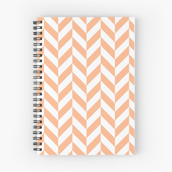 Item preview, Peach Offset Chevrons designed and sold by ImageNugget.