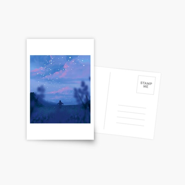 lavender fields and the bluest dawns Postcard