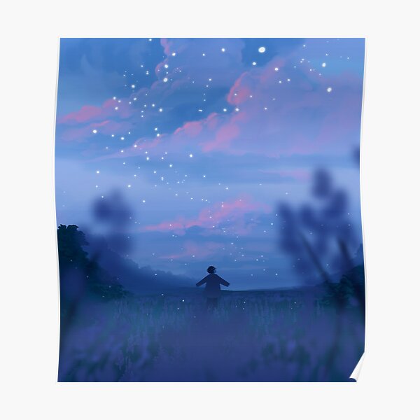 lavender fields and the bluest dawns Poster