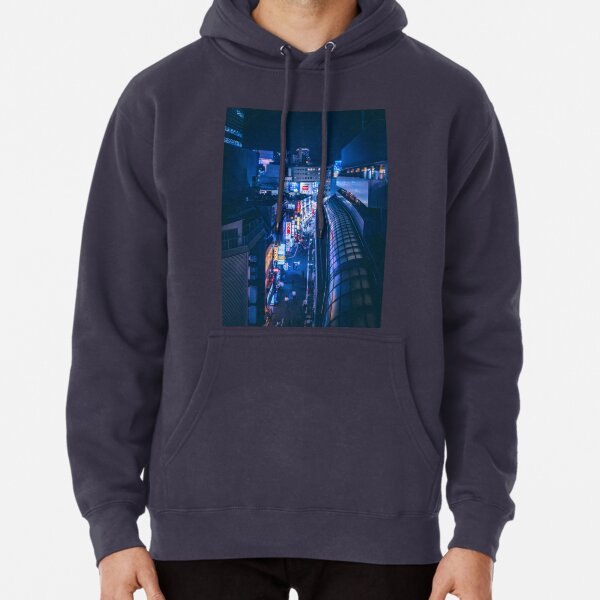 Tokyo night Pullover Hoodie