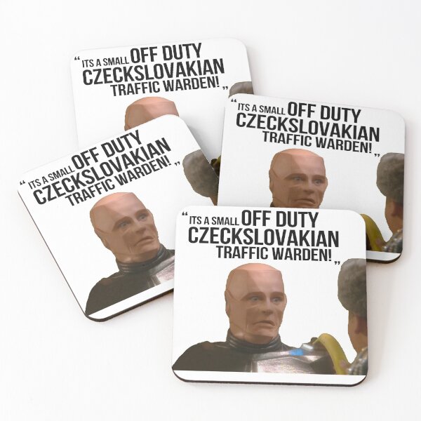 Item preview, Red Dwarf Kryten Quote "Its a Small off duty Czeckslovakian traffic warden!"  designed and sold by countdownstreet.