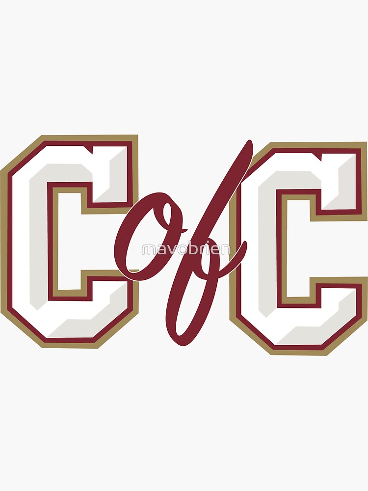 "College of Charleston" Sticker for Sale by mavobrien | Redbubble