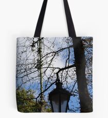 Following the street lamps in Prague ....... Tote Bag