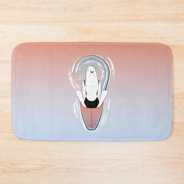 Item preview, SURFER GIRL CATCHING SUNSET SURF WAVES - Sunset Surf designed and sold by Greta Vit.
