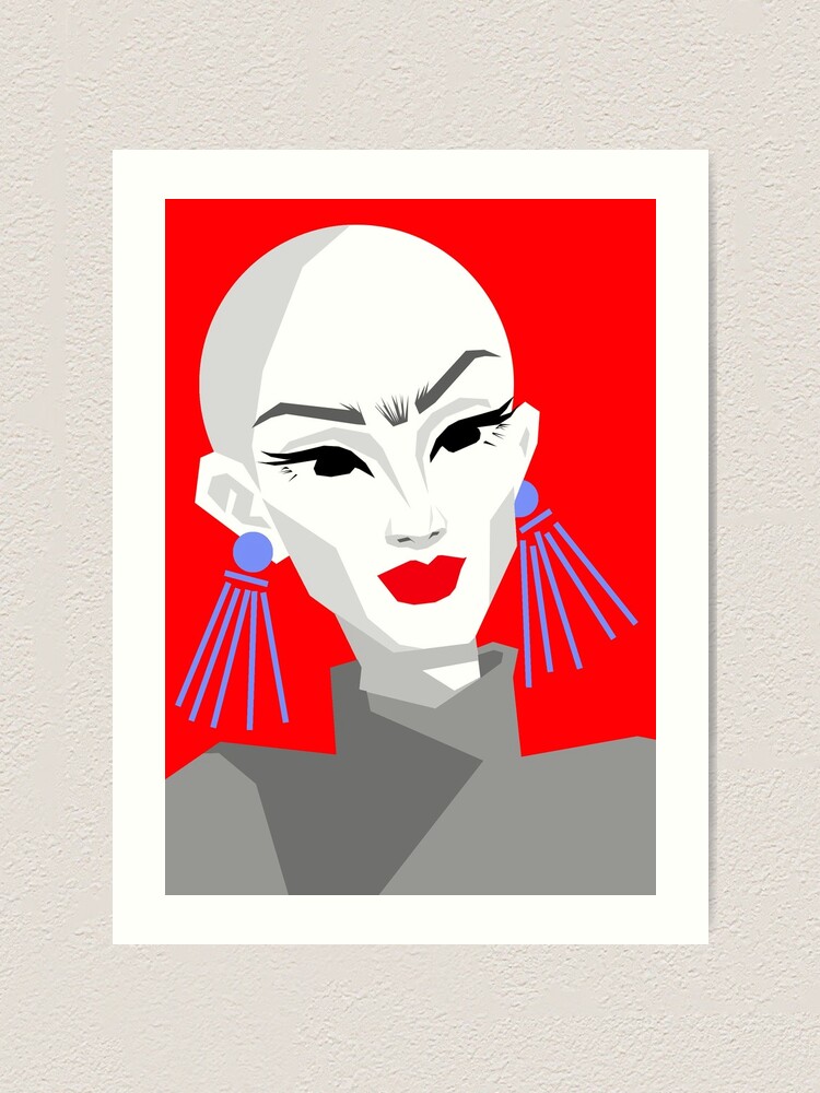 Sasha Velour Art Print By Maekasart Redbubble