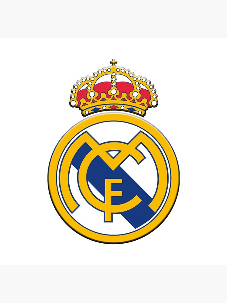 Real Madrid Logo Art Board Print By Felixmb22 Redbubble