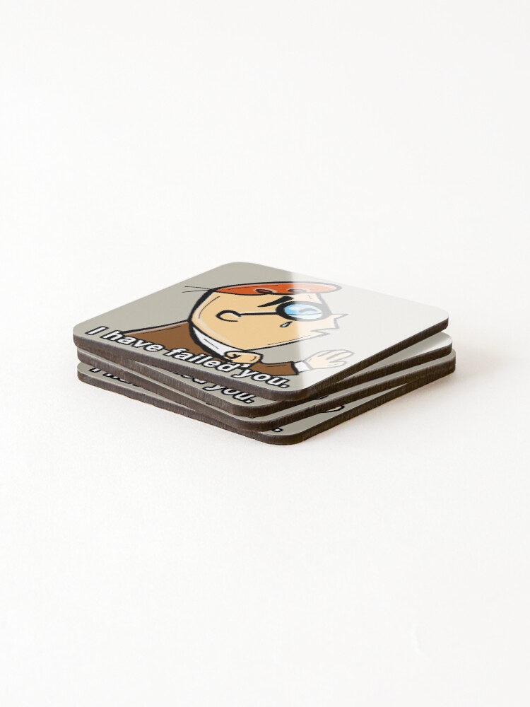 Alternate view of I Have Failed You Meme Coasters (Set of 4)