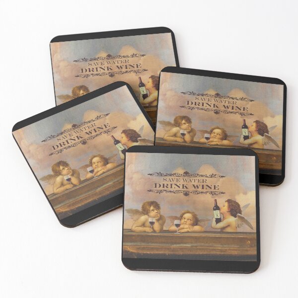 Item preview,  Cherubs Funny Wine - Renaissance Art designed and sold by NirvanaxStudio.