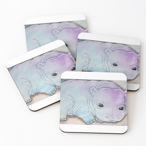 Item preview, Huckleberry the Huggable Baby Hippo designed and sold by LadenaRae.
